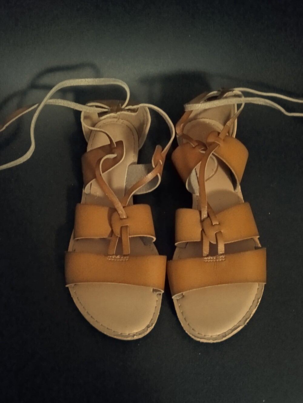 Old Navy Lace-Up Strappy Flat Sandals